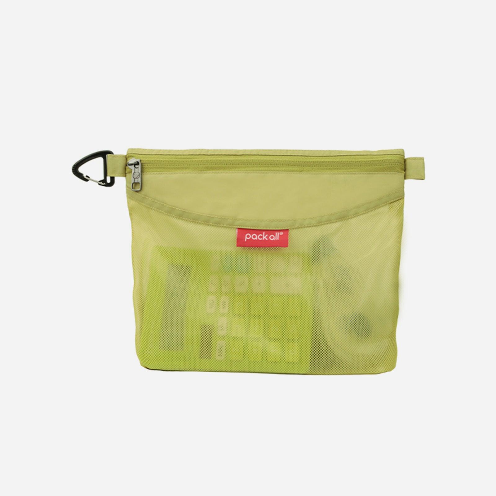 収納ポーチ ジッパー式ファイルバッグ メッシュポーチ - pack all (Japan)