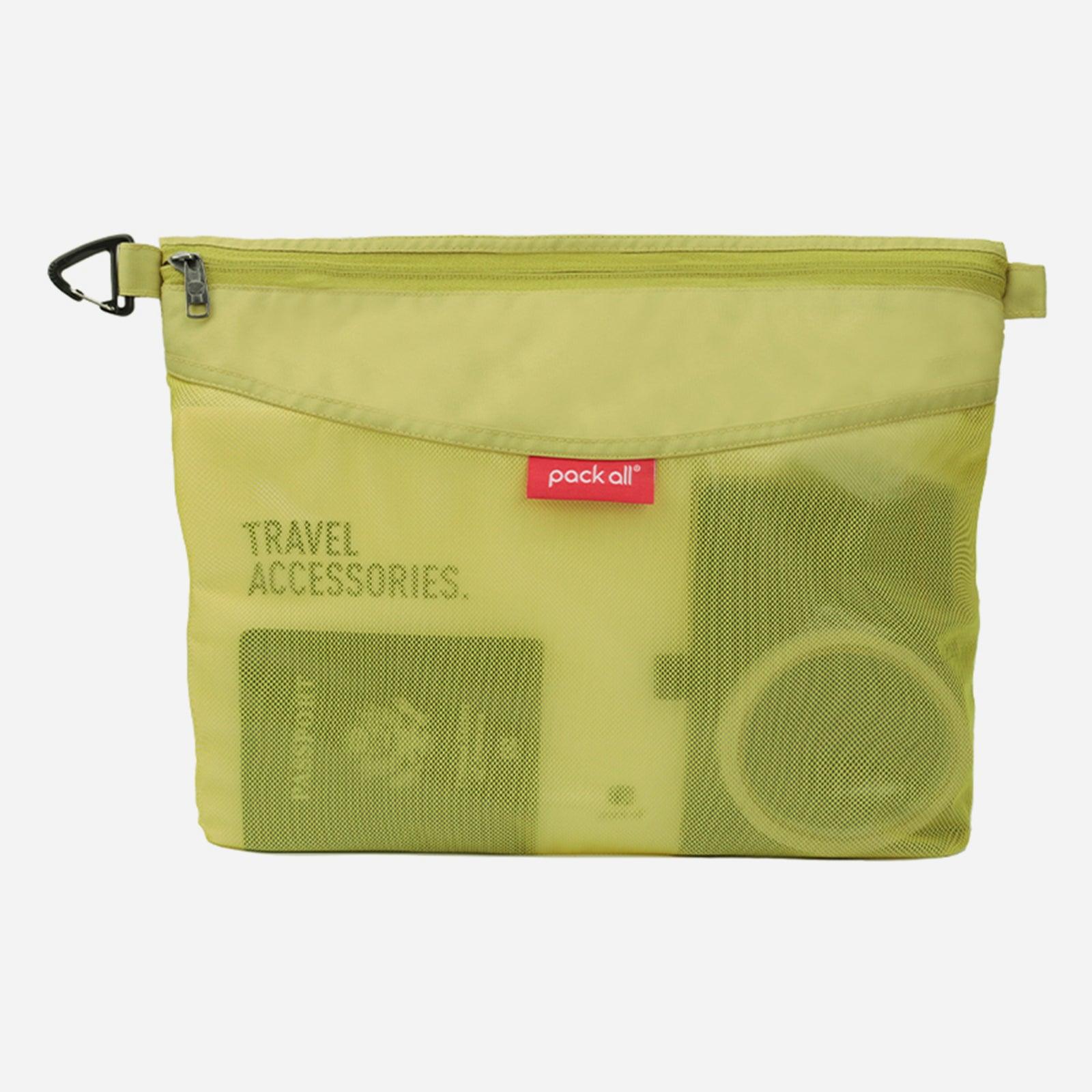 収納ポーチ ジッパー式ファイルバッグ メッシュポーチ - pack all (Japan)