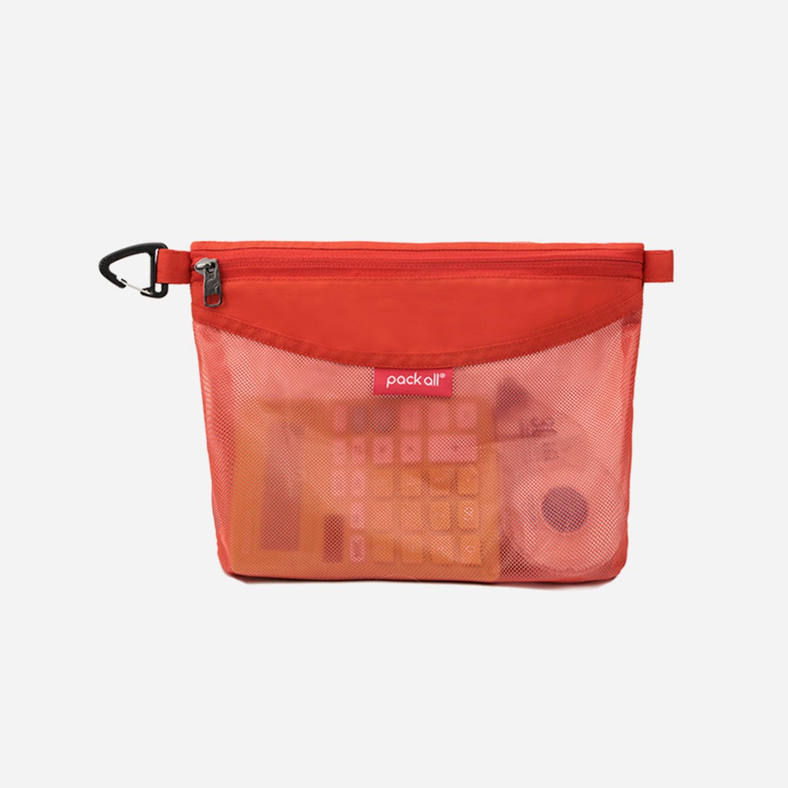 収納ポーチ ジッパー式ファイルバッグ メッシュポーチ - pack all (Japan)