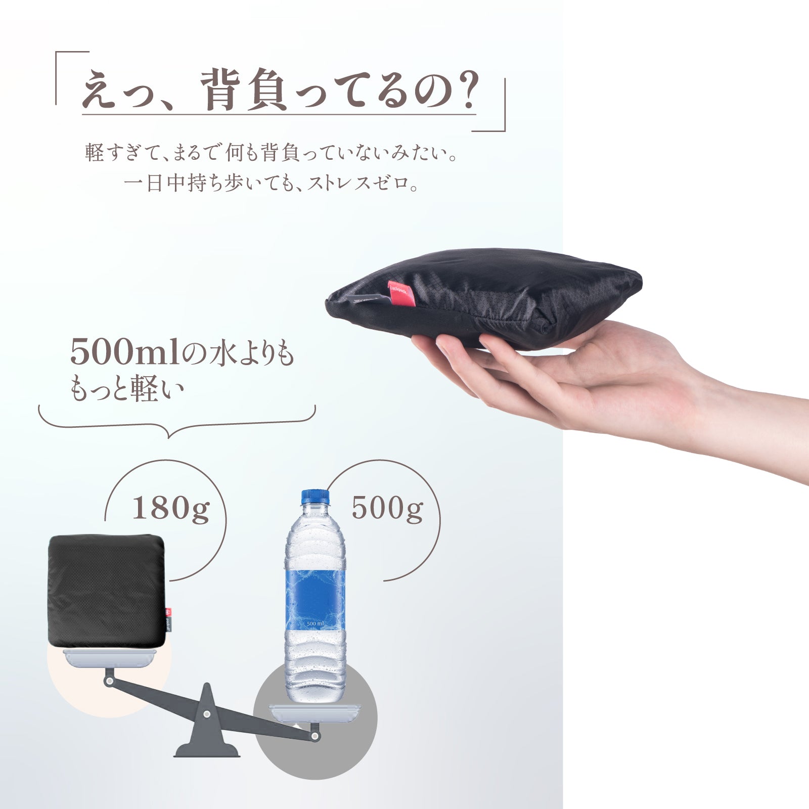 Pack Allの防水バックパック。耐久構造でアウトドア使用に最適。