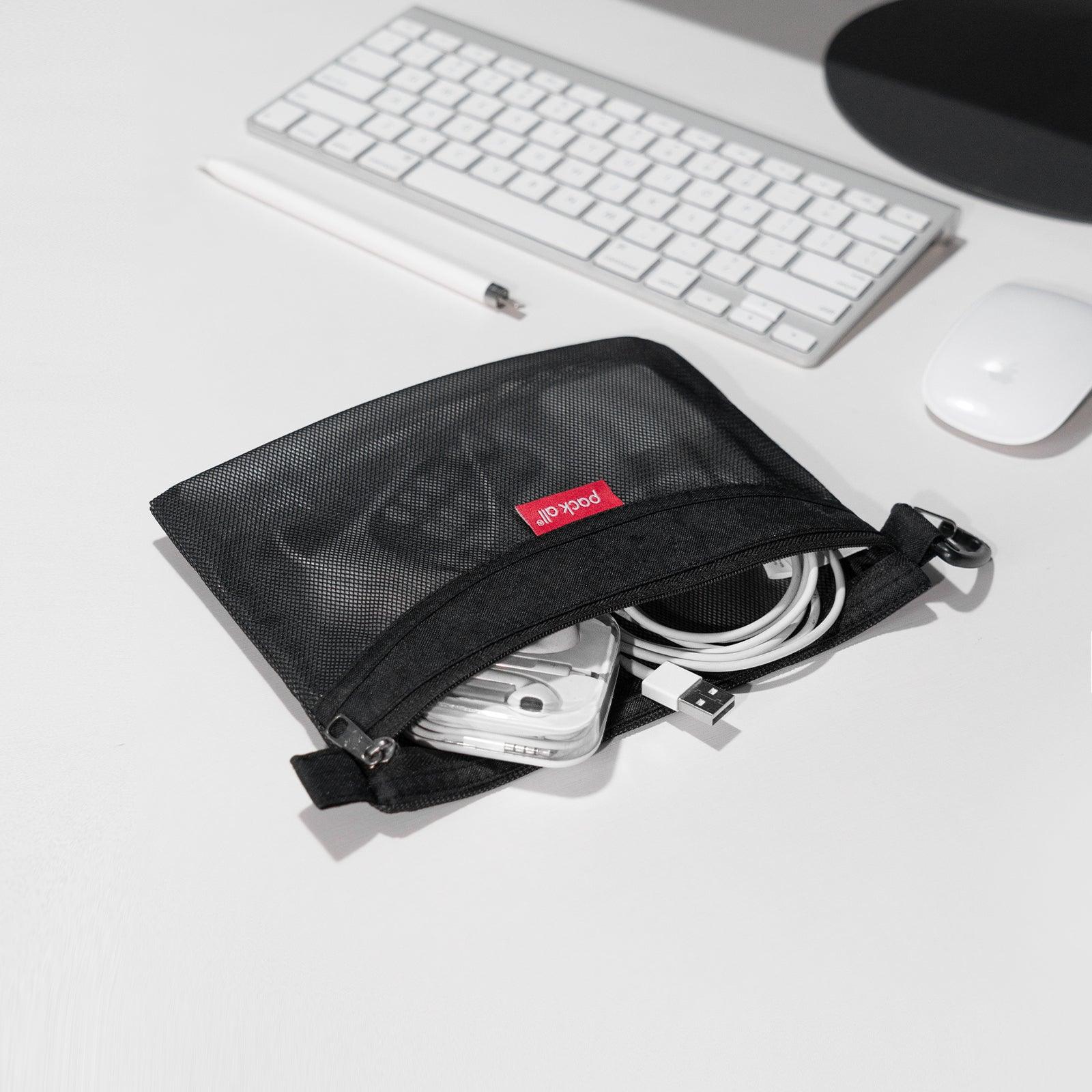 収納ポーチ ジッパー式ファイルバッグ メッシュポーチ - pack all (Japan)