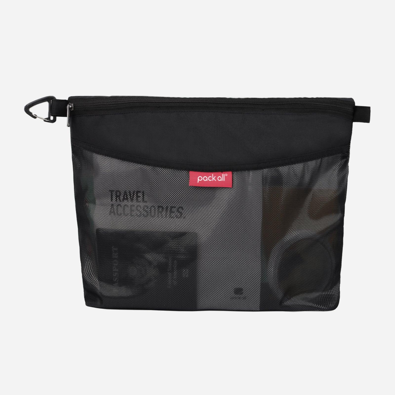 収納ポーチ ジッパー式ファイルバッグ メッシュポーチ - pack all (Japan)